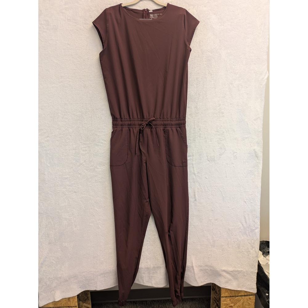 Albion Women's Jumpsuit Size S Brown Nylon Spandex Athletic Casual
